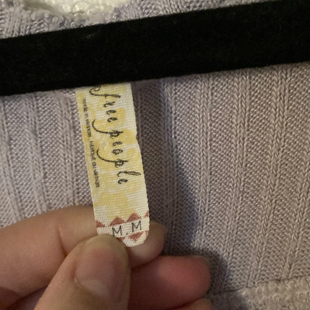 Women's Lavender Free People Top - Picture 5 of 5